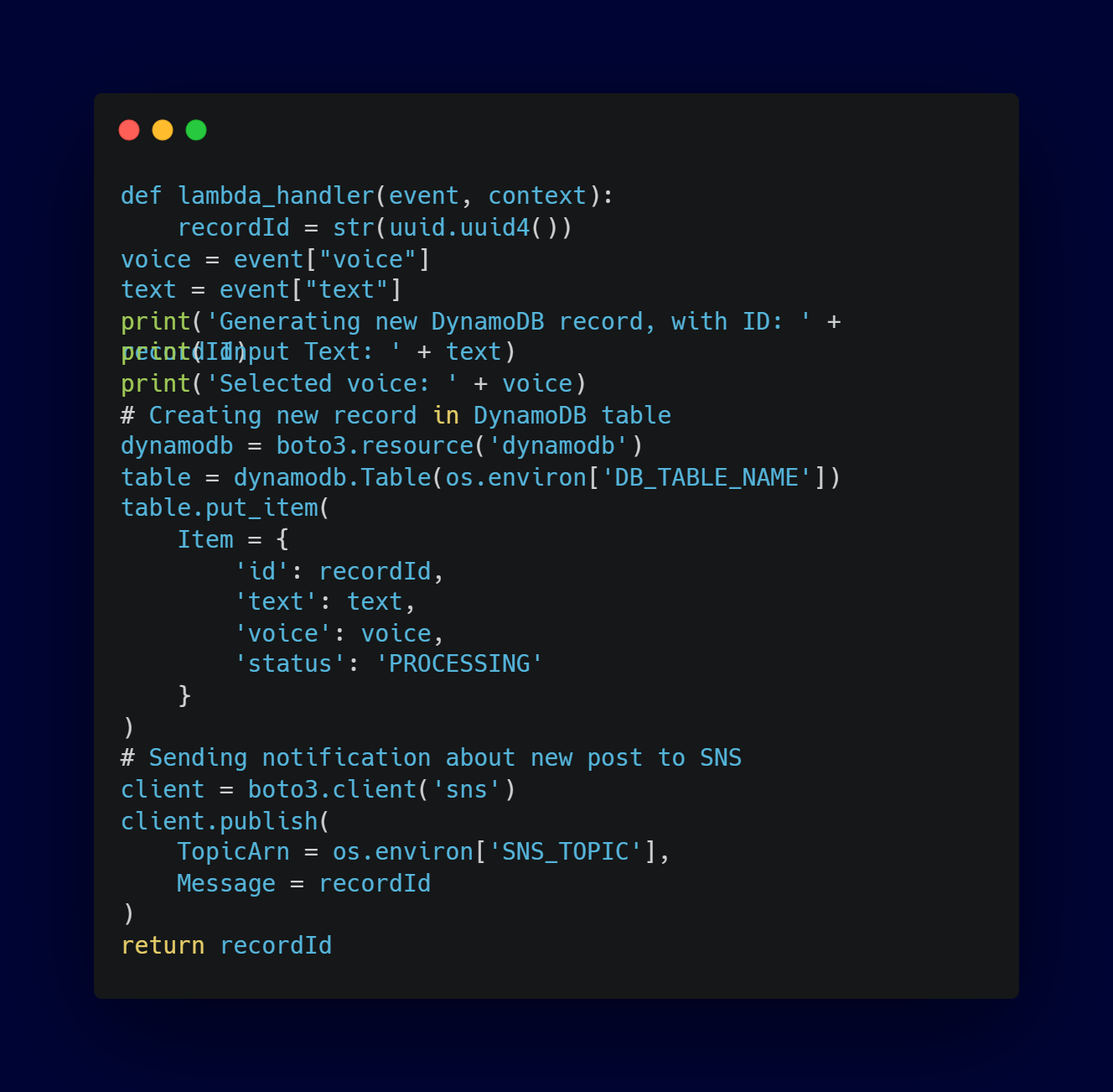 Building a Serverlesscode1